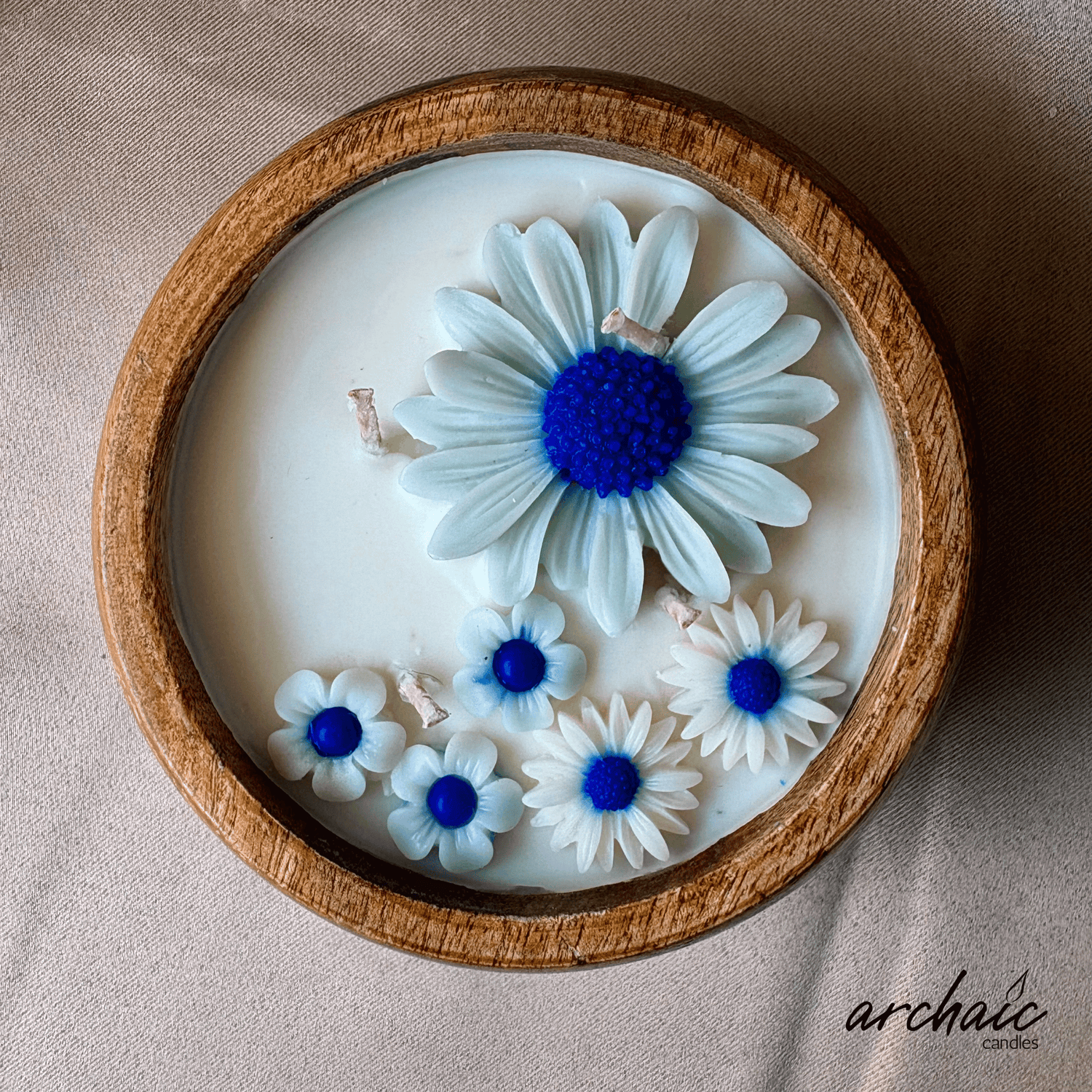 Wooden Bowl Candles | Hand-Poured Soy Scented Candles