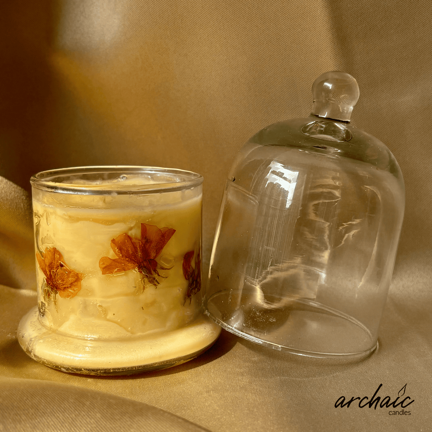 Glass Bell Jar Candle Berry Blast | Sunlit Blush| Soy Wax |