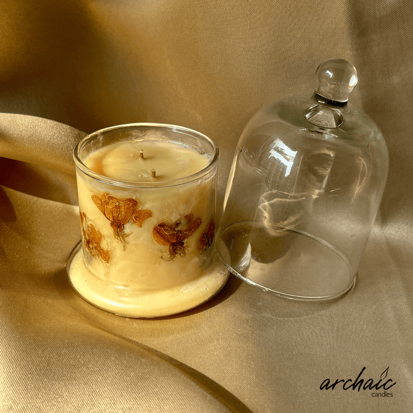 Glass Bell Jar Candle Berry Blast | Sunlit Blush| Soy Wax |