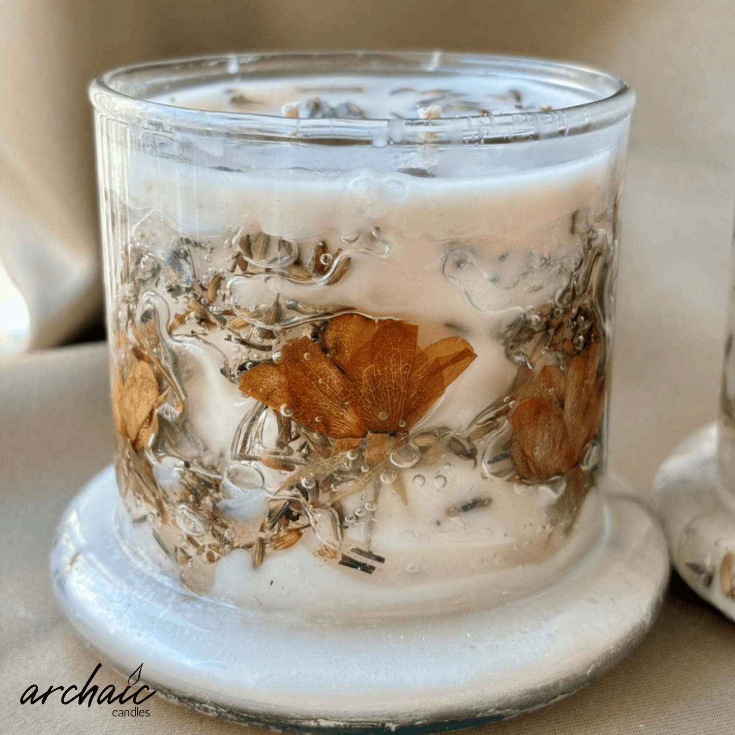 Glass Bell Jar Lavender | Violet Hush | Soy Wax |