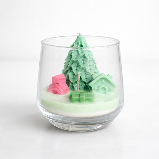Christmas Wonderland– Glass Tumbler Pure Soy Wax Candle | Archaic